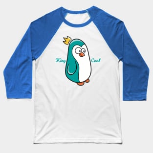 King Cold Penguin Baseball T-Shirt